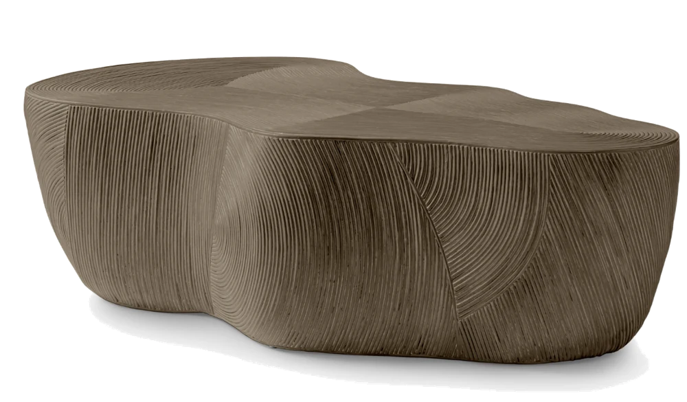 PALECEK Fairfax Rattan Coffee Table