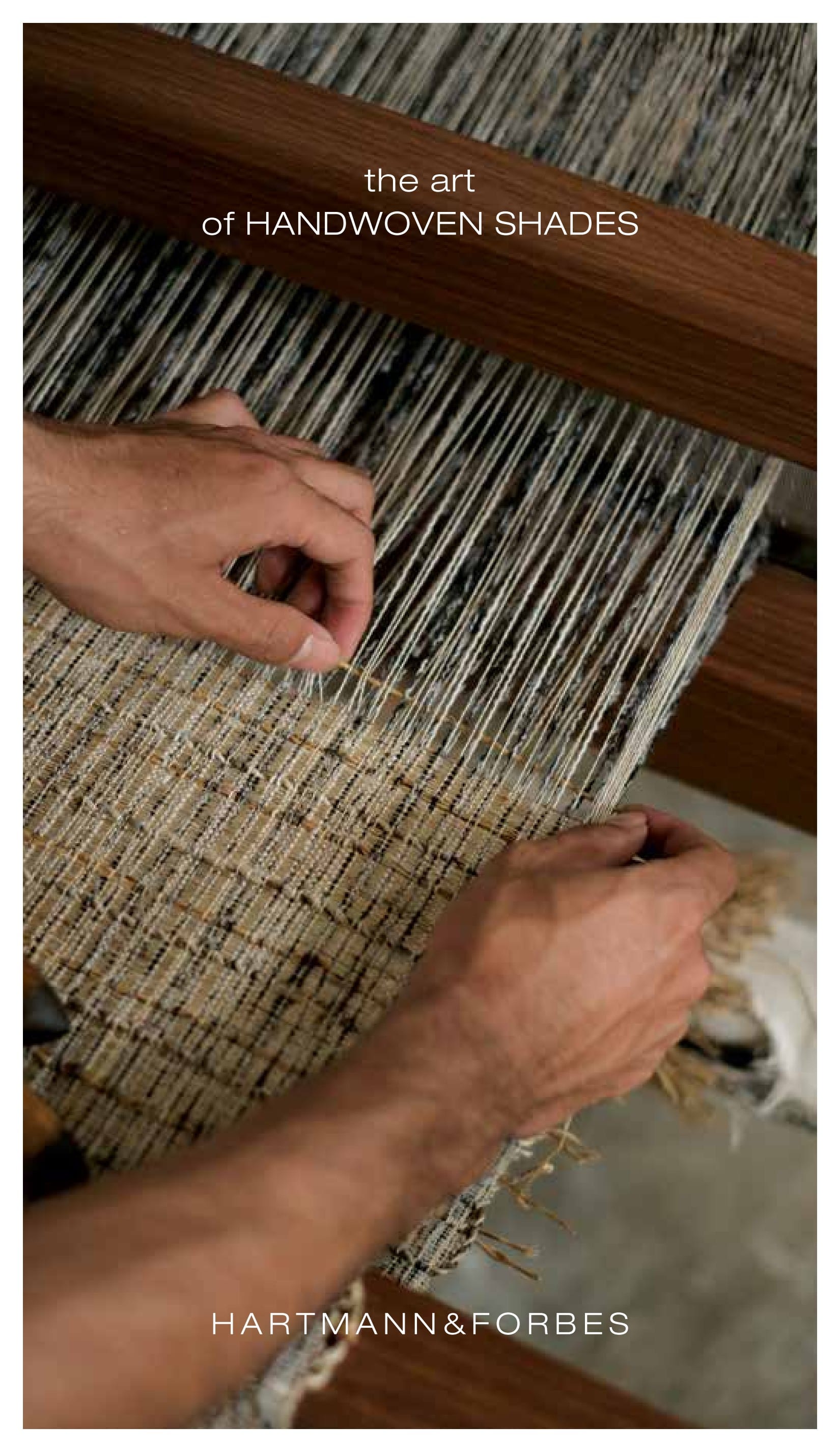 The Art of Handwoven Shades — a loom-finished edge in close detail