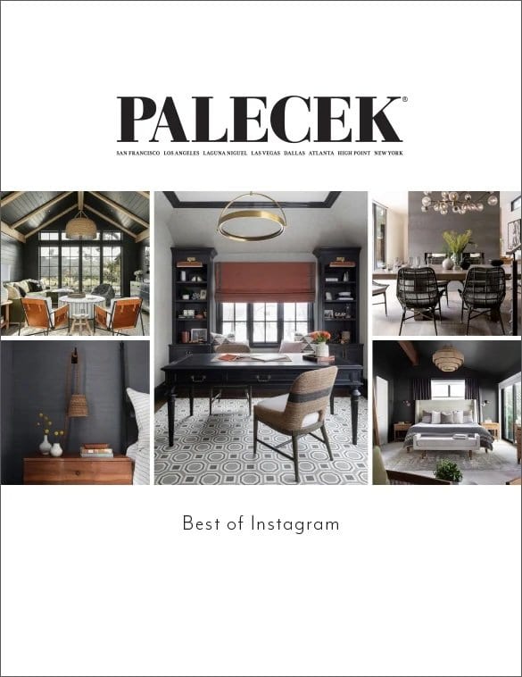 Collage of interior design photographs — PALECEK Best of Instagram