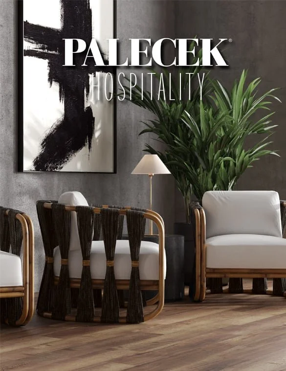 Contemporary living room interior — PALECEK Hospitality